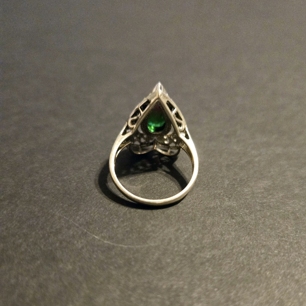 Sterling silver, .925, mystic topaz, size 11 ring - Picture 4 of 5